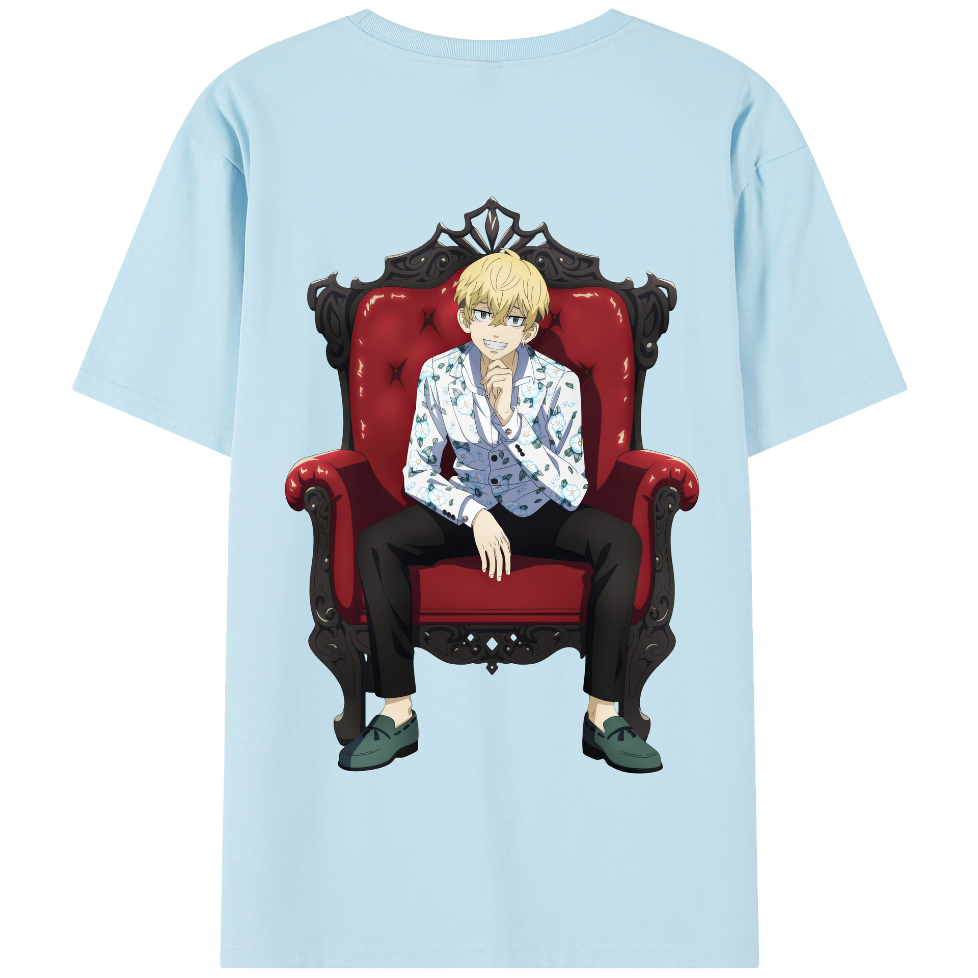 （画像用） 東京リベンジャーズ Tokyo Revengers 綿100％半袖Tシャツ（背面プリント）